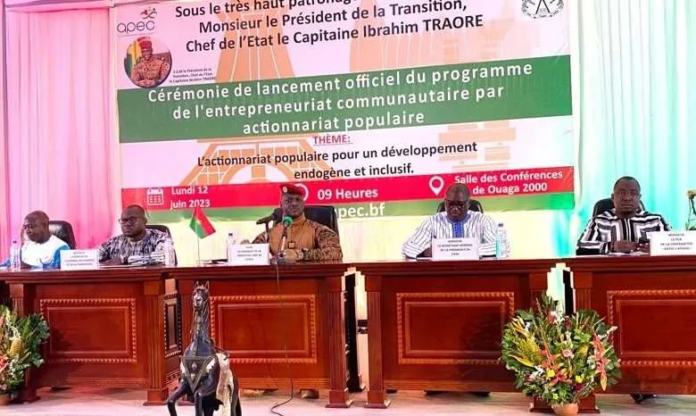 Le Burkina Faso Lance Un Programme De L Entrepreneuriat Communautaire