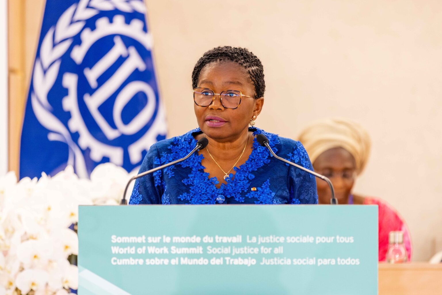 Victoire Tomégah-Dogbé, à la 111è session de la Conférence internationale du Travail