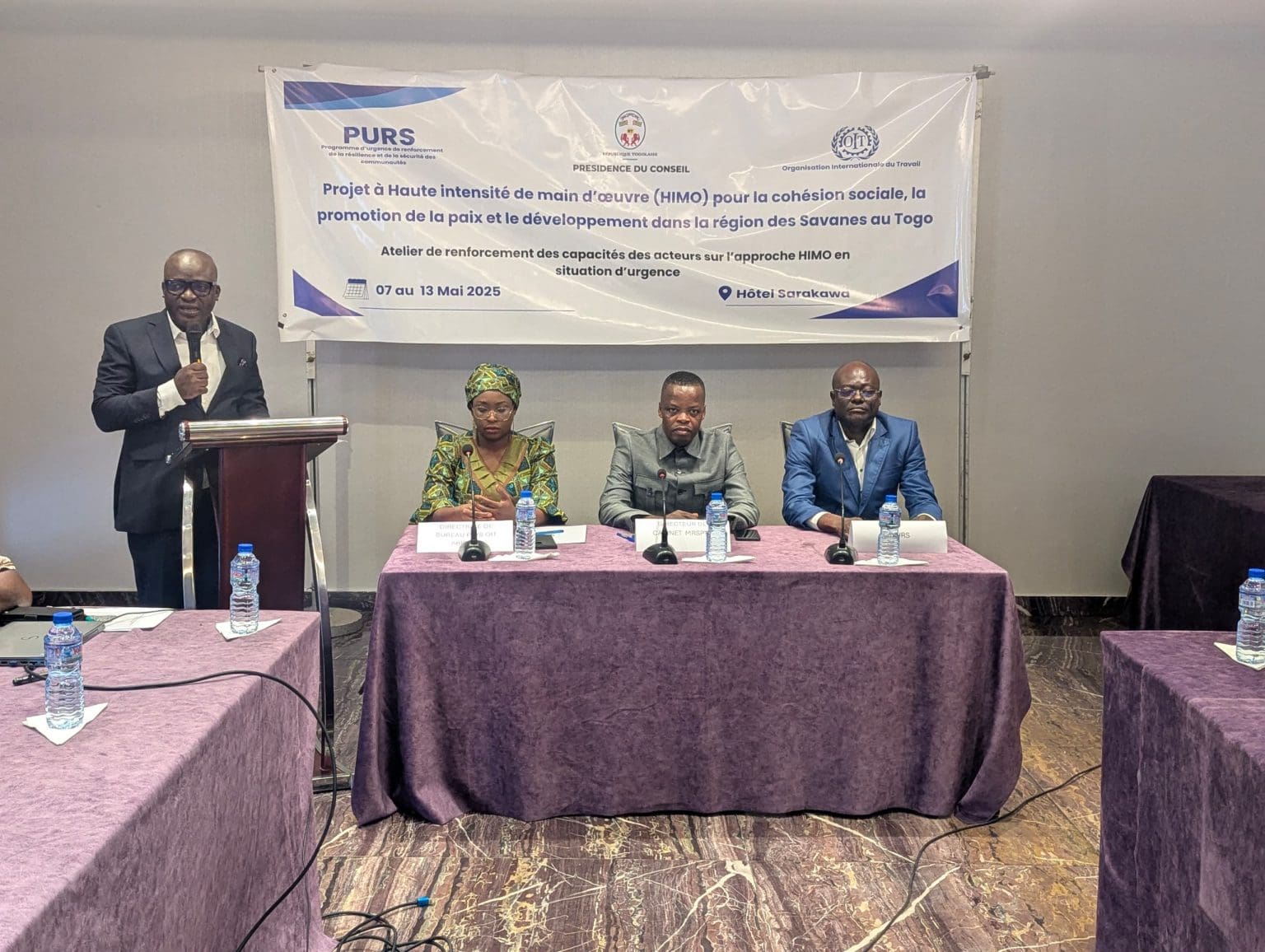 Cohésion sociale : l’OIT et le PURS lancent la phase pilote du projet Himo pour la région des Savanes