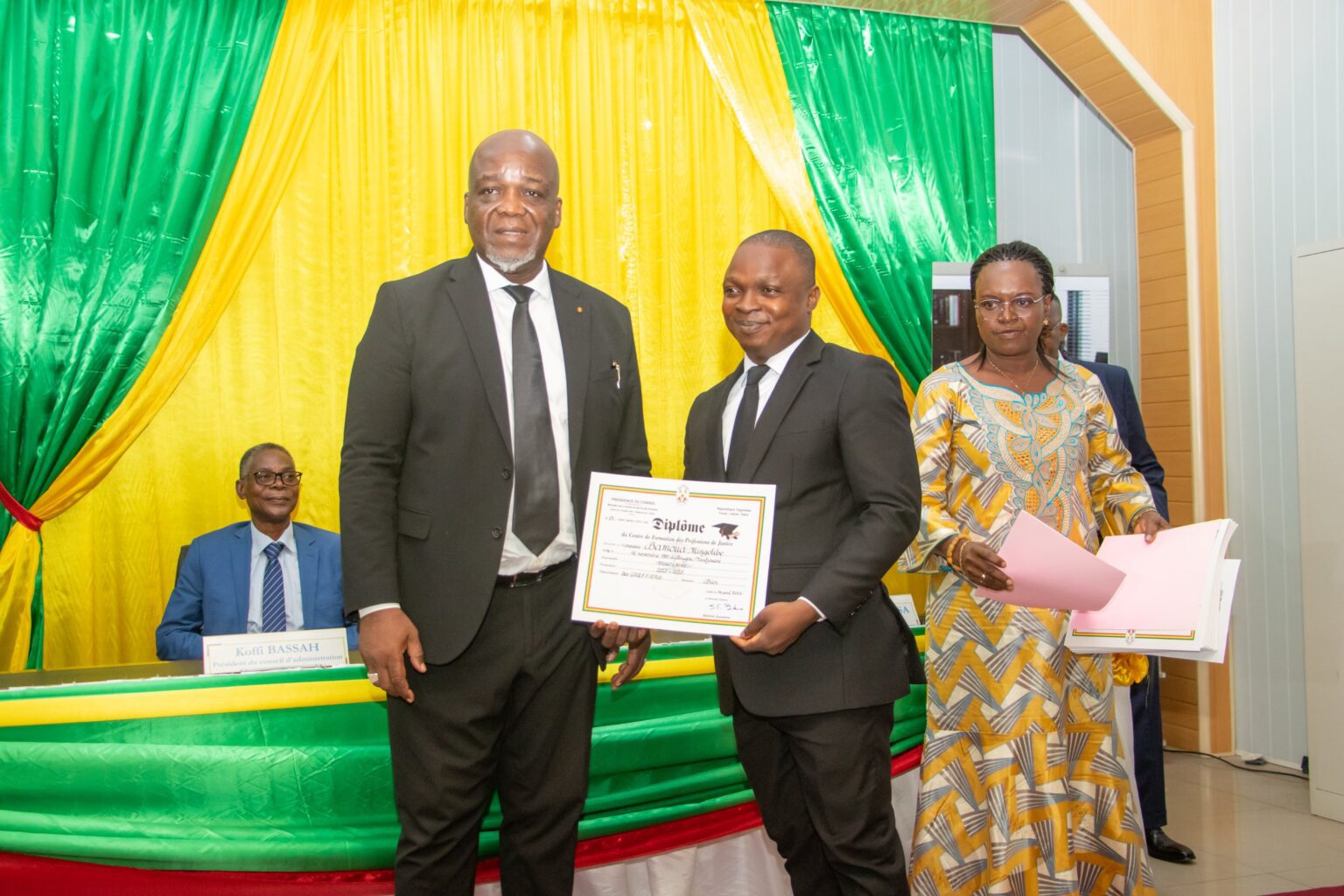 Togo : 67 nouveaux professionnels certifiés par le Centre de formation des professions de justice