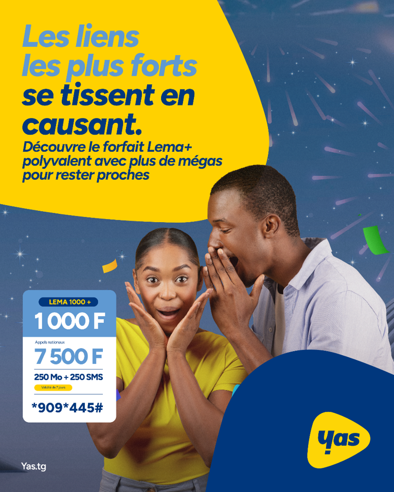 Yas Togo mise sur la clarté : tout comprendre des facilités du forfait Léma 1000+