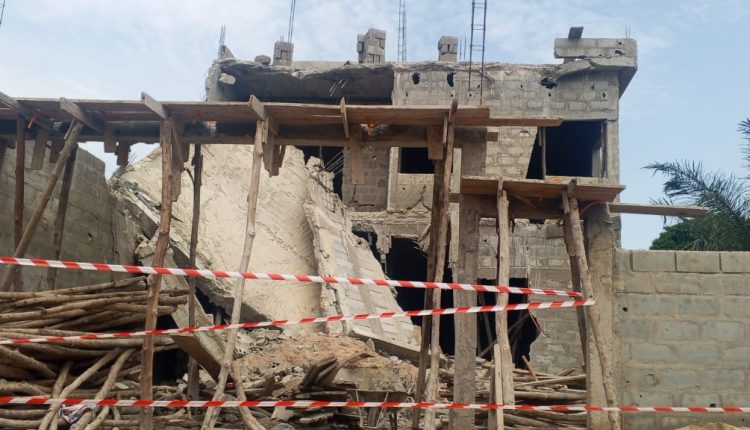 Togo : un bâtiment en chantier s’écroule à Bè-Klikamé, faisant 4 blessés graves
