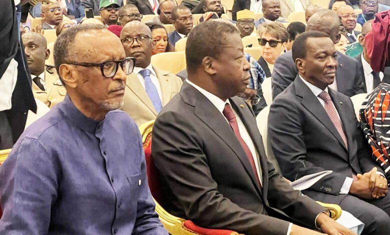 Paul Kagame à Lomé dans le cadre de la première Convention africaine du transport aérien