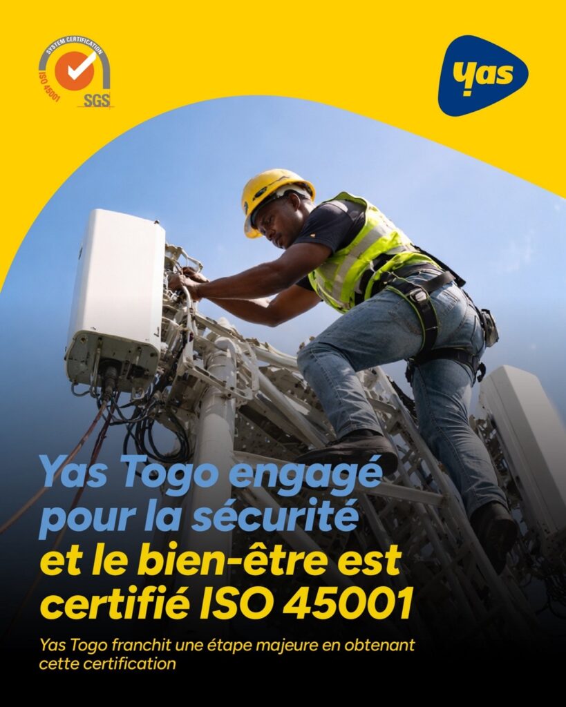 Yas Togo obtient les certifications ISO 14001 et ISO 45001