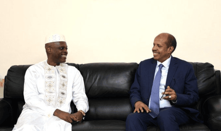 Mahamoud Ali Youssouf en visite de travail à Lomé