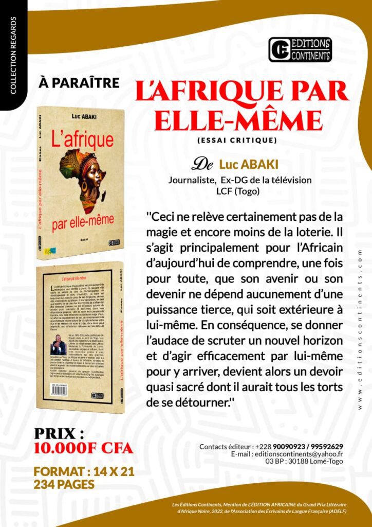 Littérature : Luc Abaki publie « L’Afrique par elle-même »