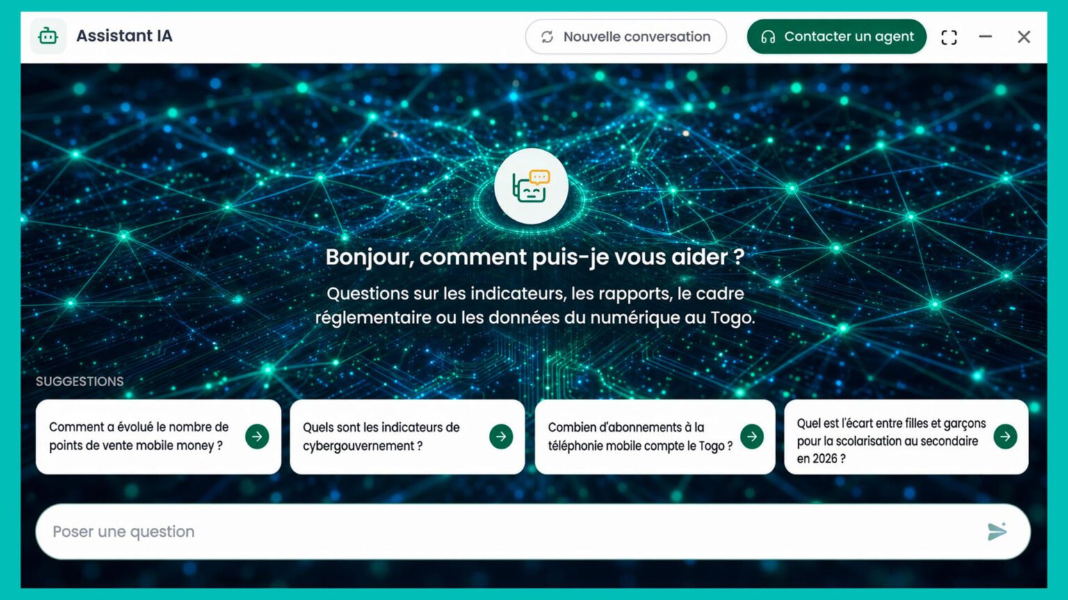 Le Togo facilite l’accès aux données numériques grâce à un assistant conversationnel