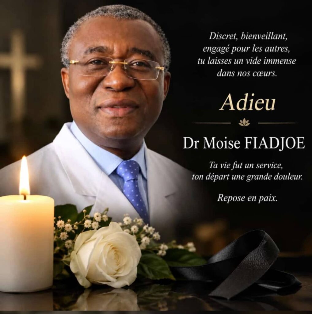 Togo : disparition du Dr Moïse Fiadjoe, figure importante du monde médical